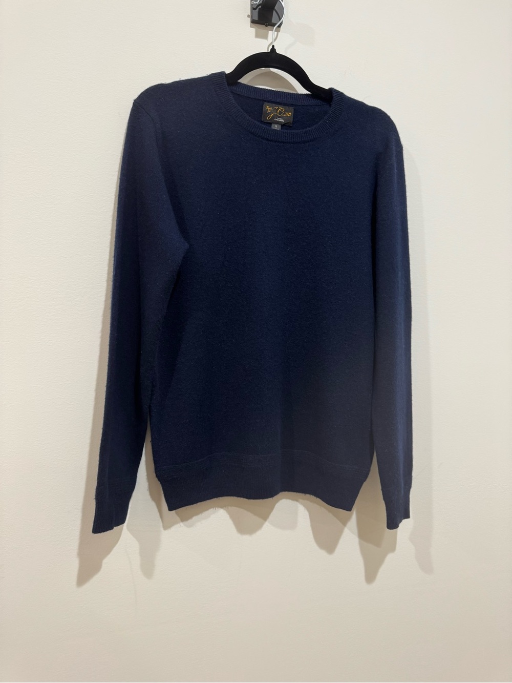 J.Crew Men's 100% Cashmere
Crew Neck Pullover Sweater Blue S